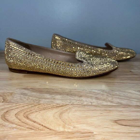 Valentino Garavani Glam Micro-Rockstud Ballet Flat Smoking Slipper Women’s 37.5 - Picture 15 of 15